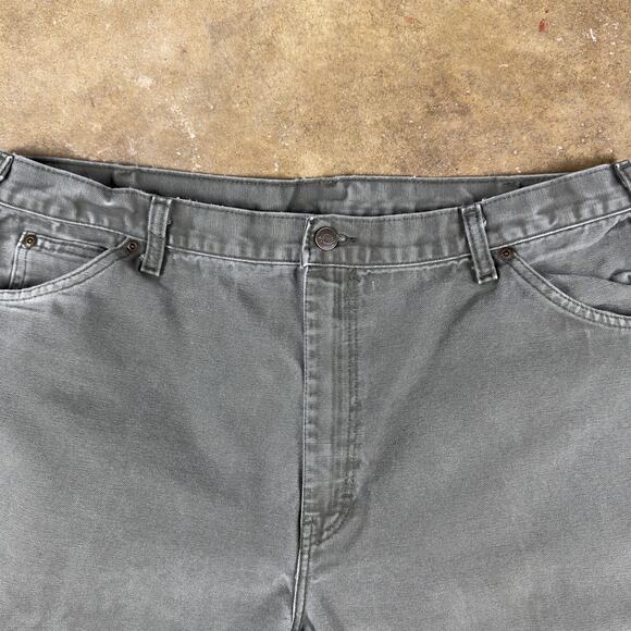 Dickies Carpenter Pants Men’s 40x32 Green Relaxed Fit Utility Workwear - Picture 3 of 12